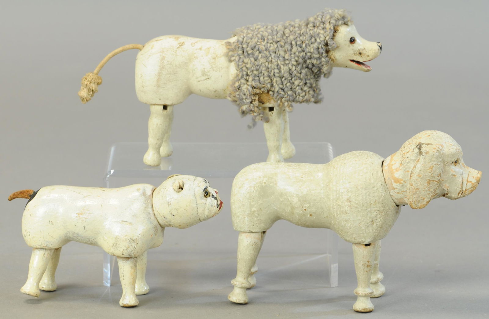 SCHOENHUT BULLDOG W/ TWO POODLES (1 of 3)