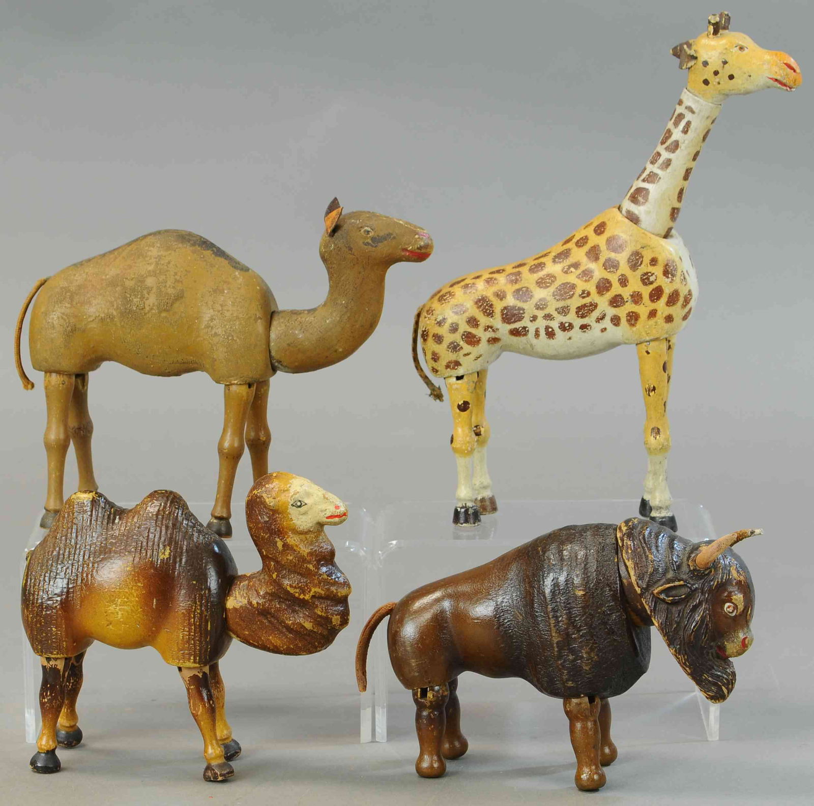 FOUR SCHOENHUT ANIMAL FIGURES (1 of 3)