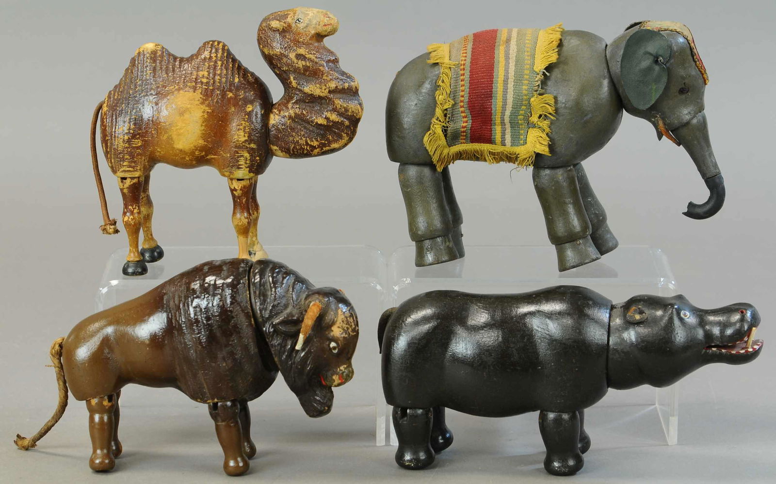 FOUR SCHOENHUT ANIMAL FIGURES (1 of 3)