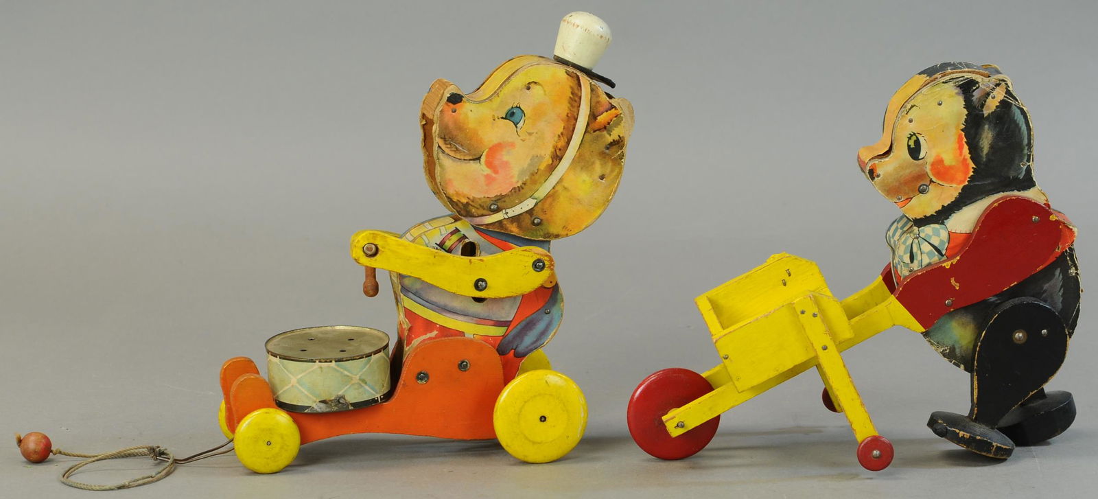 FISHER PRICE BRUNO & BEAR DRUMMER TOYS (1 of 4)