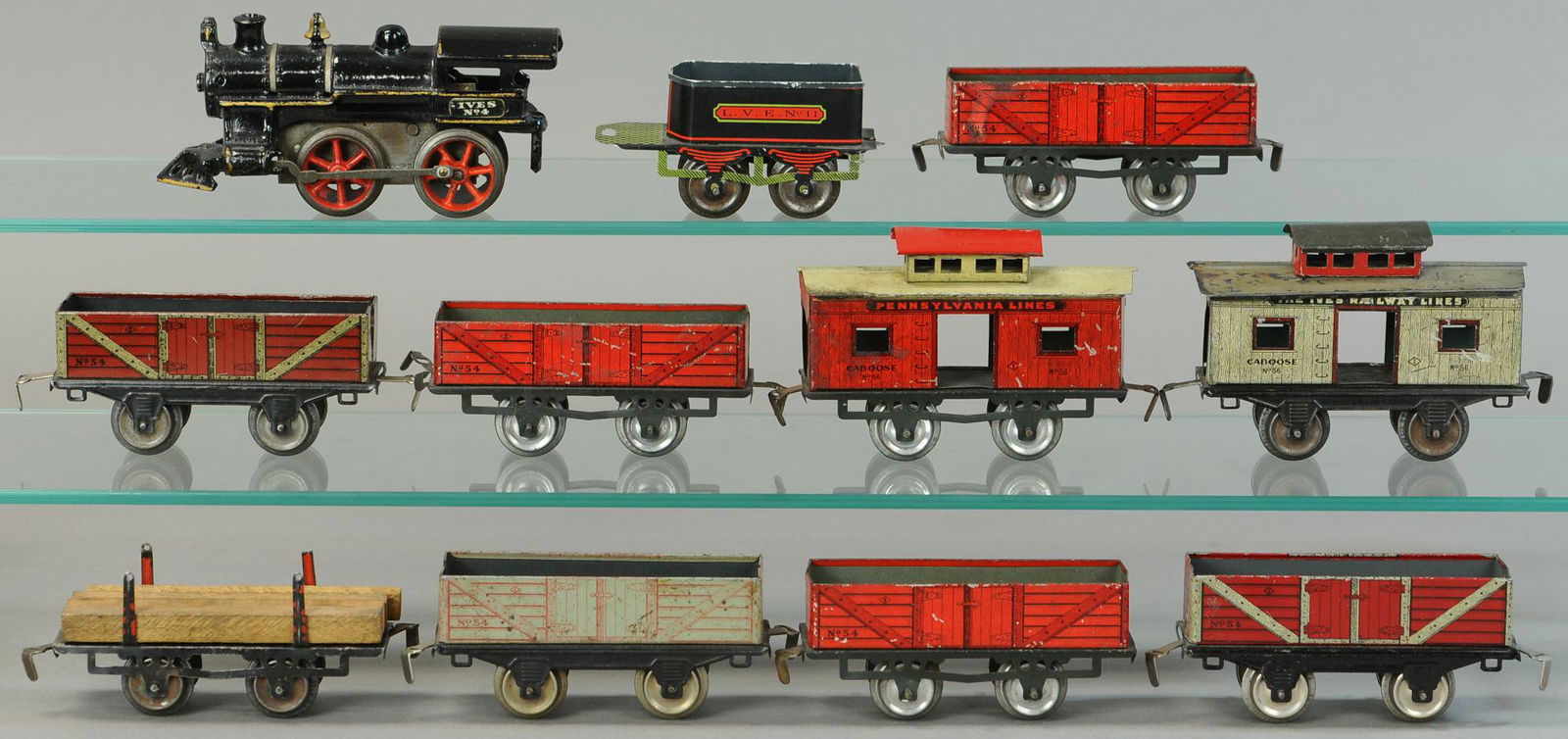IVES NO. 4 AND EARLY FREIGHT CARS (1 of 4)