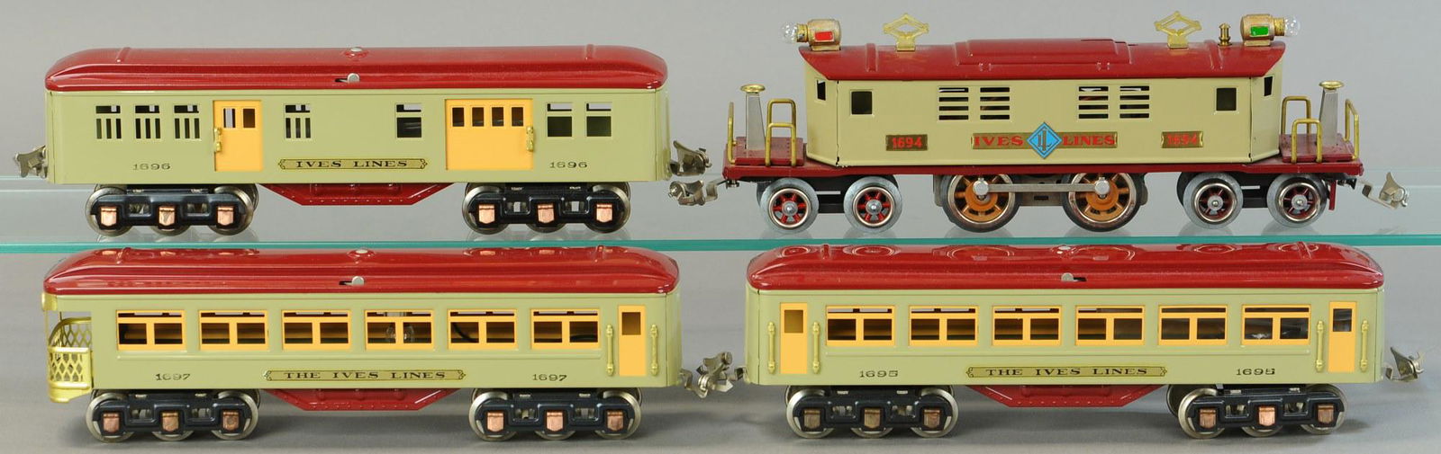 WILLIAMS REPRO IVES 1694 PASSENGER SET (1 of 4)