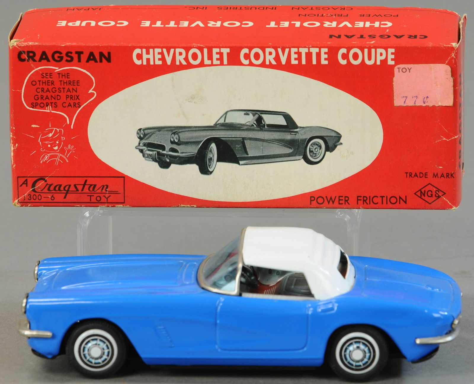 BOXED BANDAI FOR CRAGSTON CHEVROLET CORVETTE (1 of 3)
