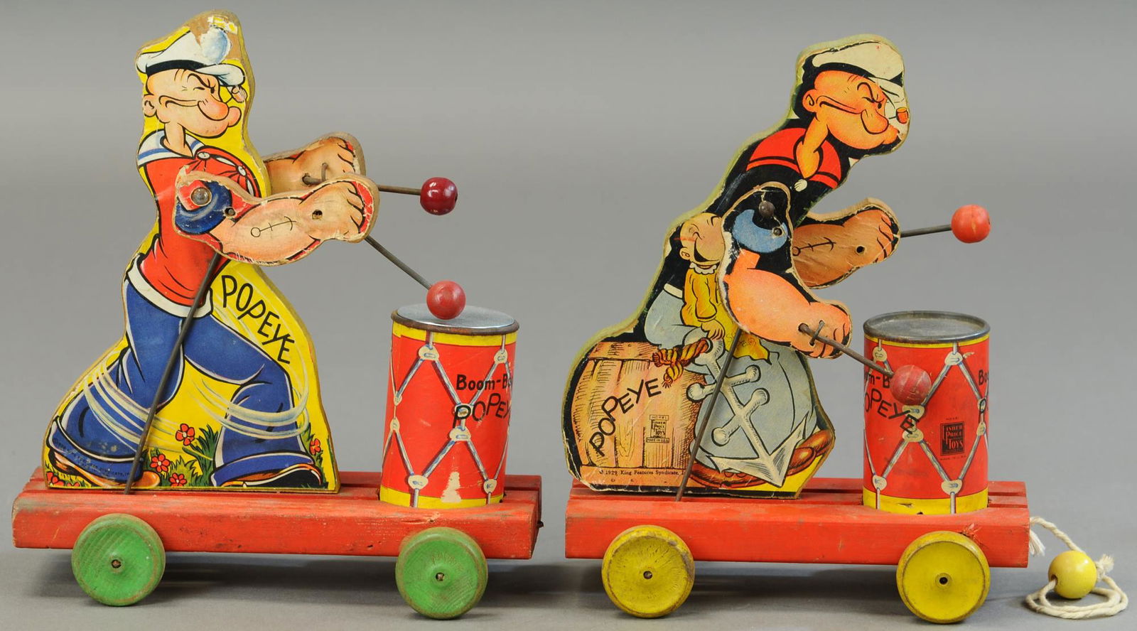 PAIR OF FISHER PRICE POPEYE TOYS (1 of 3)