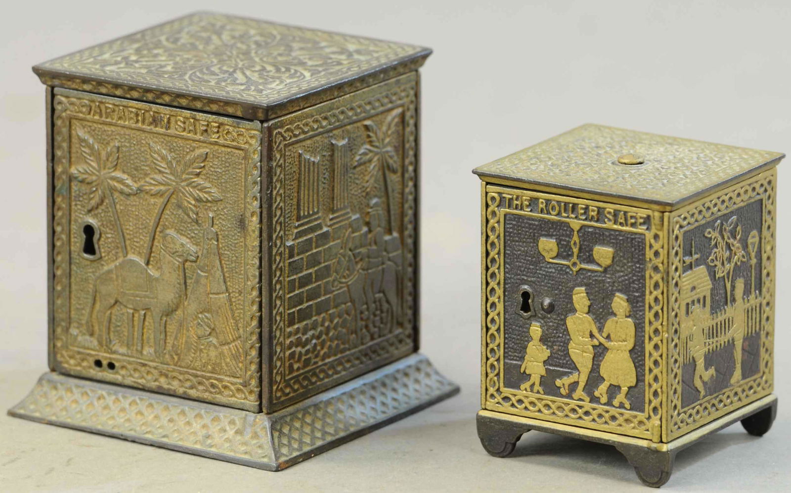 ARABIAN & ROLLER SAFE STILL BANKS (1 of 3)