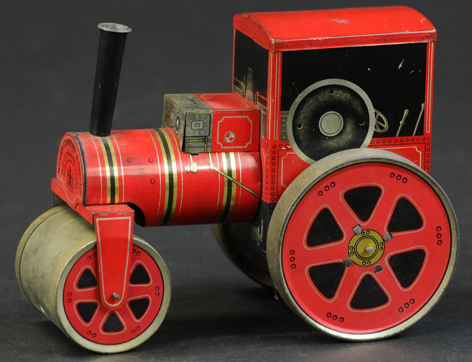 CRAWFORDS STEAM ROLLER BISCUIT TIN (1 of 4)