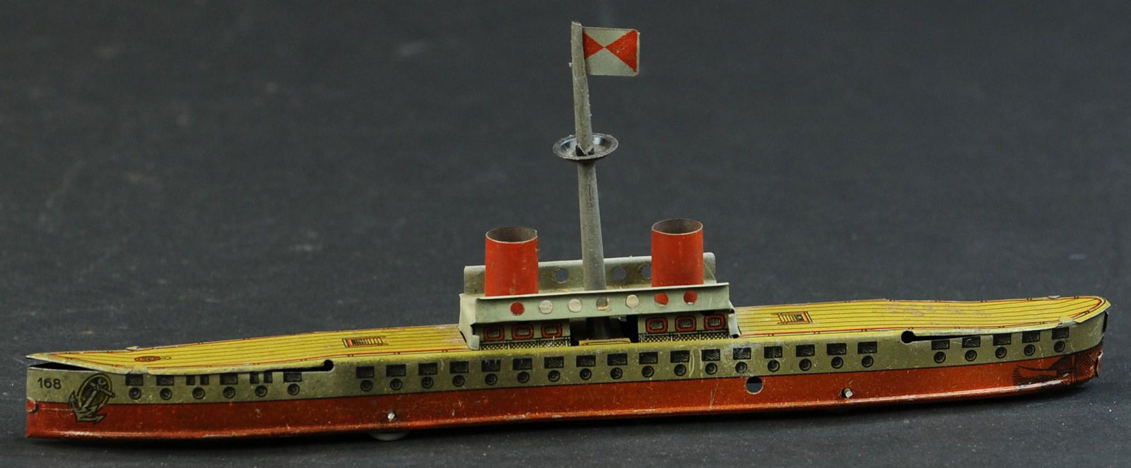 LARGE OCEAN LINER BOAT PENNY TOY (1 of 3)