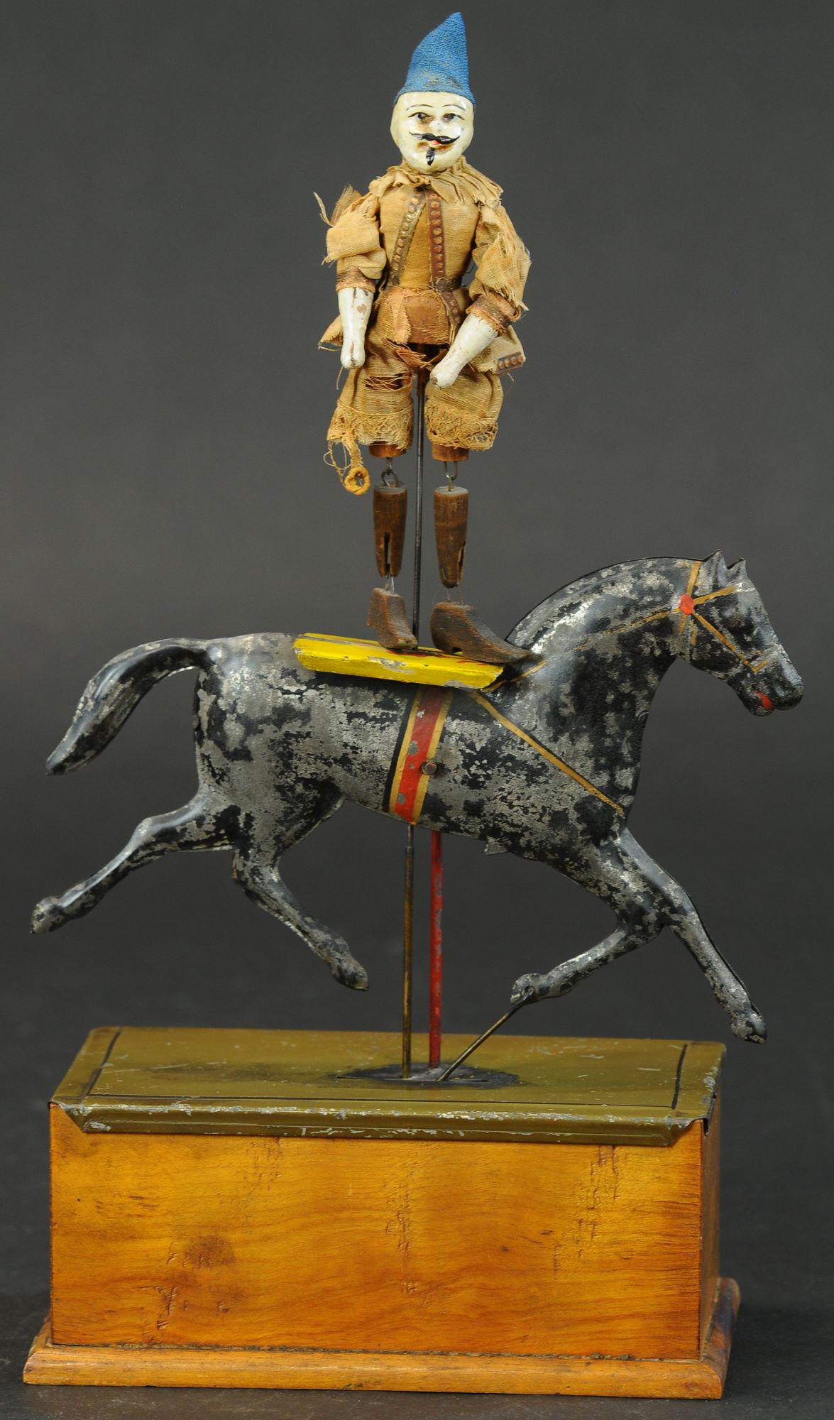 IVES CLOCKWORK CIRCUS RIDER TOY (1 of 4)