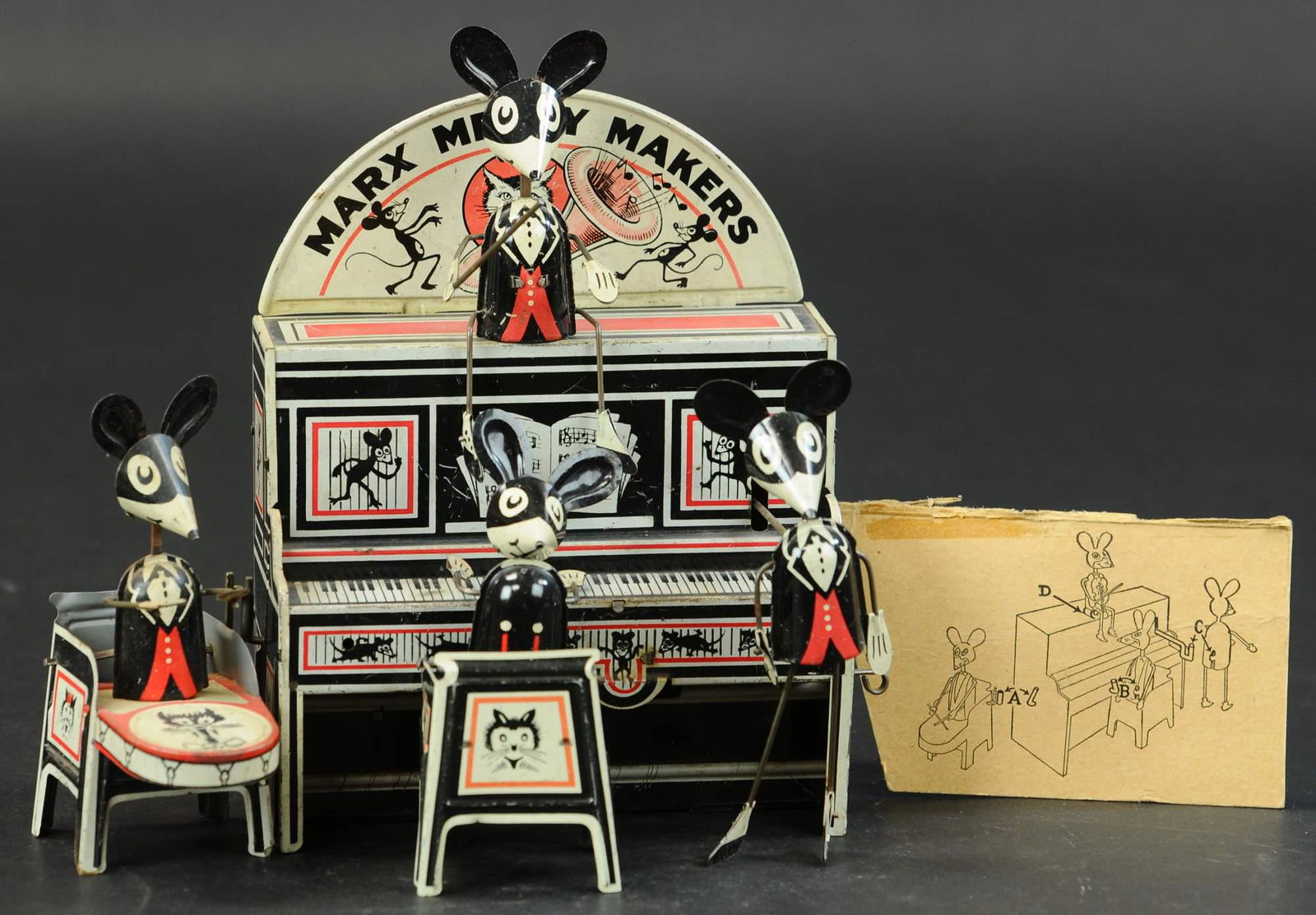 MARX MERRY MAKERS BAND W/ MARQUEE (1 of 4)