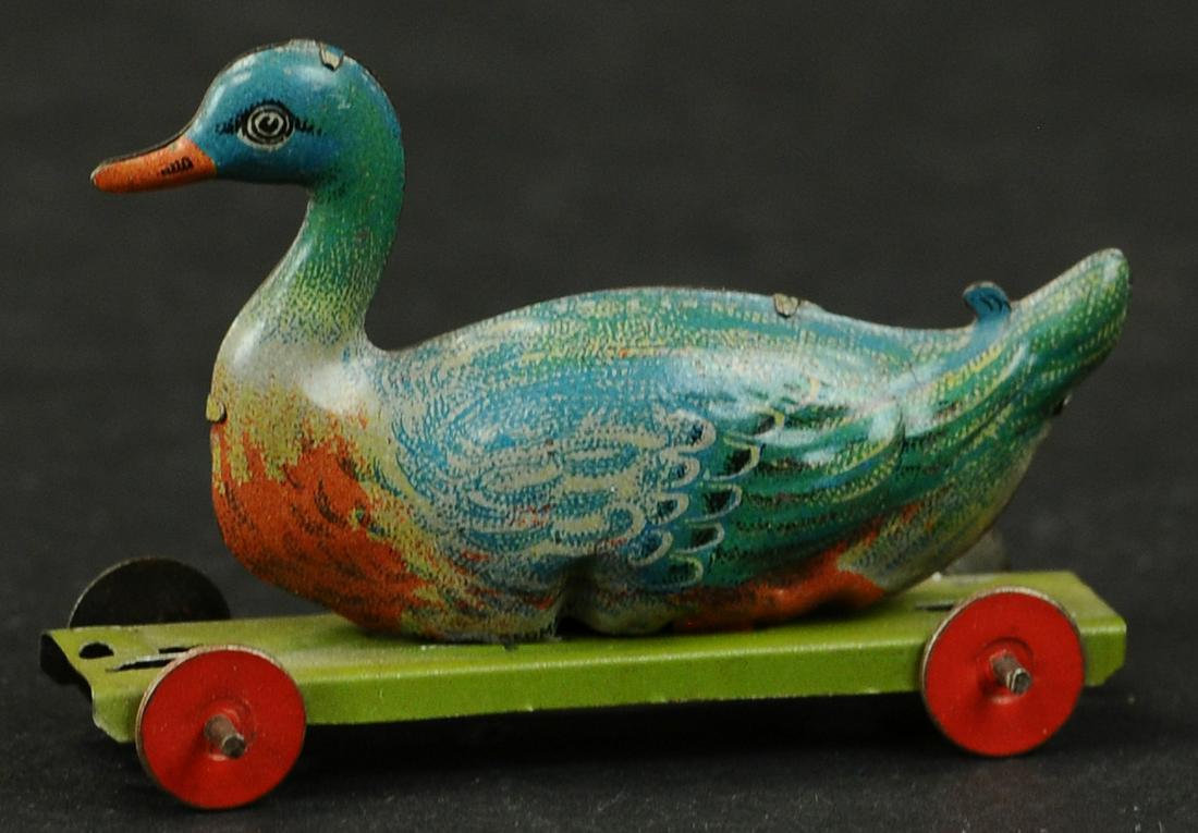MEIER DUCK ON PLATFORM PENNY TOY (1 of 4)