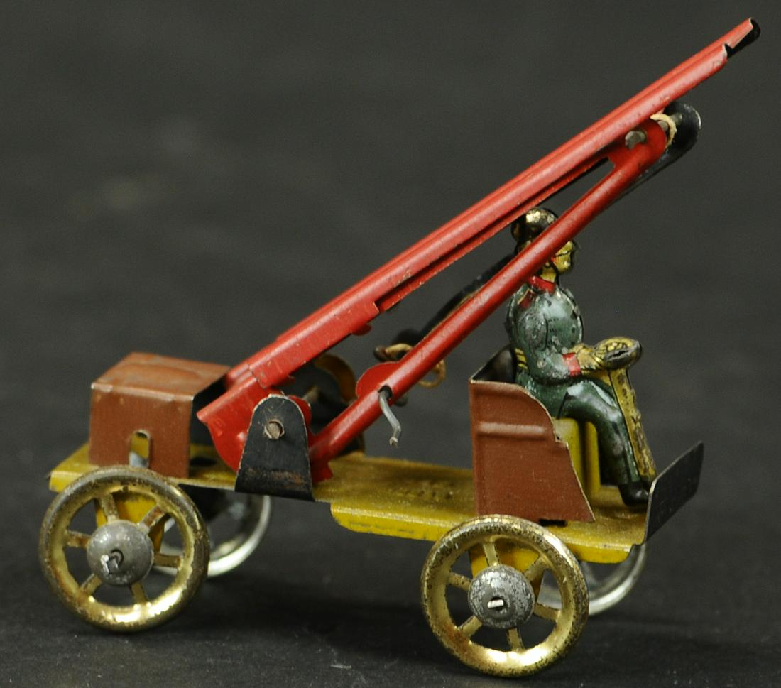 FISCHER FIRE LADDER TRUCK PENNY TOY (1 of 3)