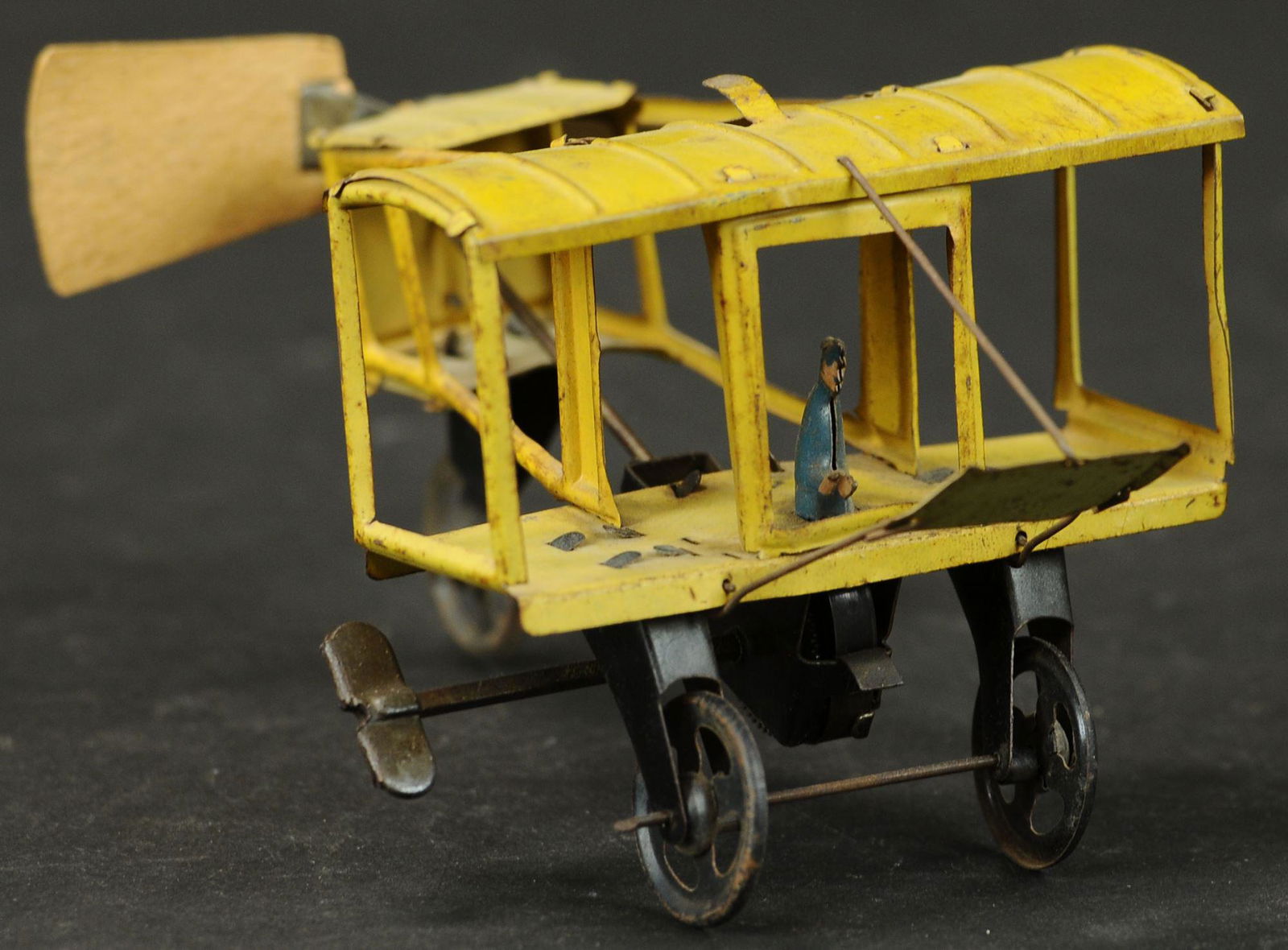 SMALL FISCHER BI-WING PUSHER PLANE (1 of 4)