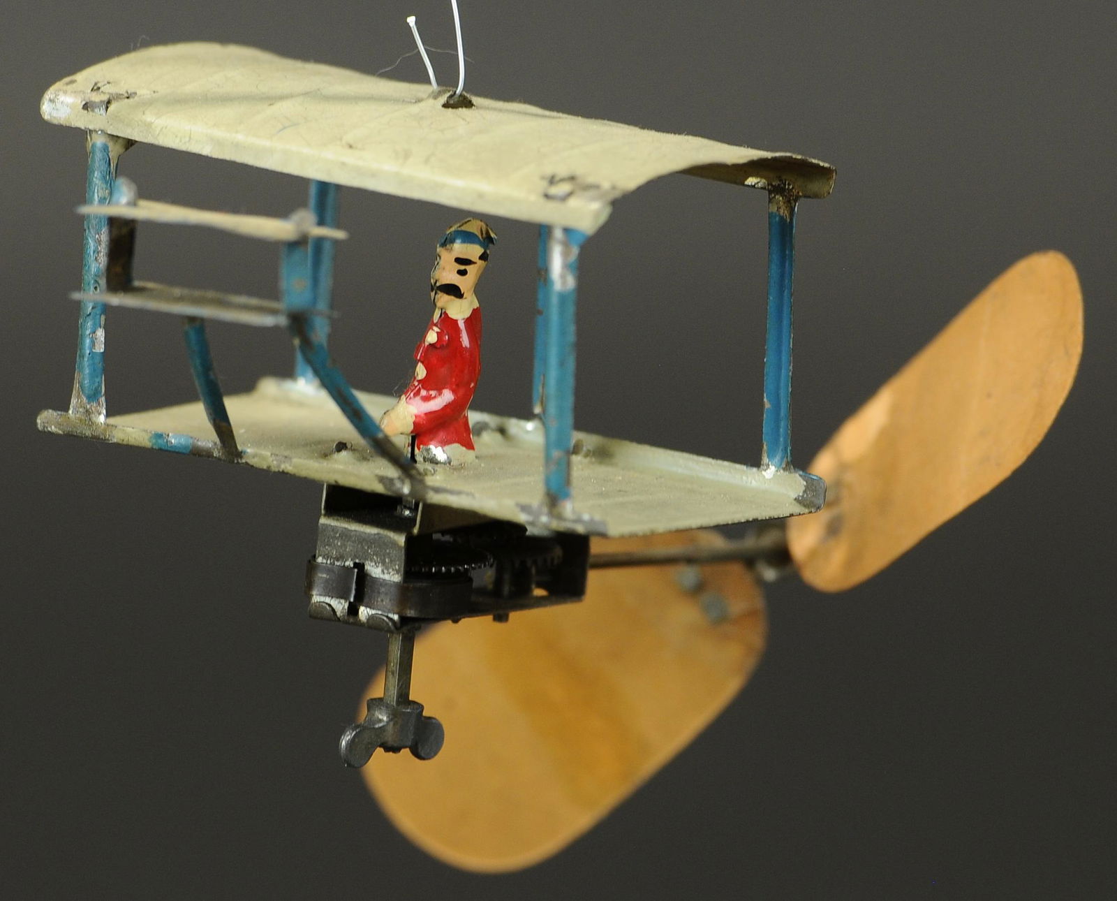 SMALL HAND PAINTED PUSHER PLANE (1 of 5)