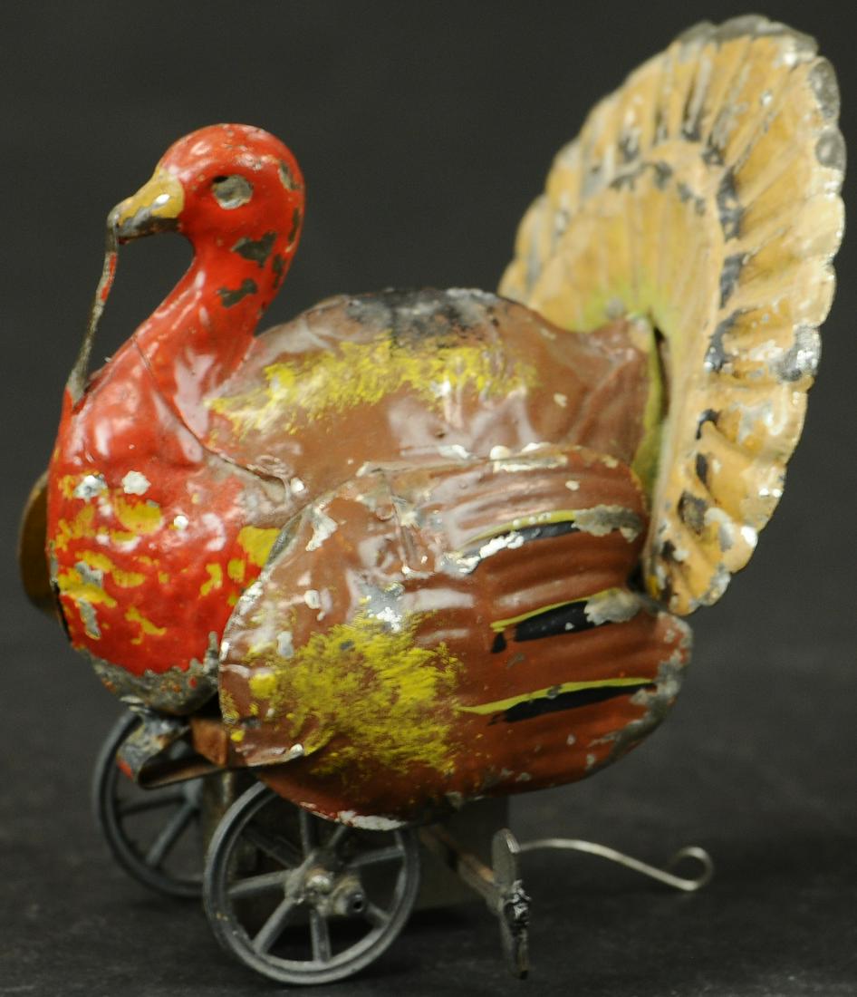 GERMAN TIN TURKEY WIND-UP TOY (1 of 4)