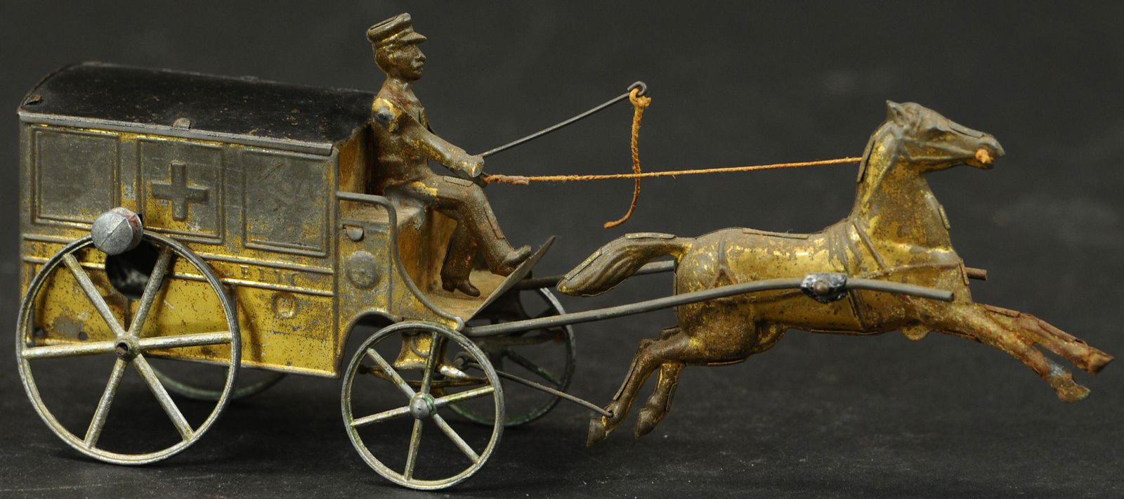 CHARLES ROSSIGNOL AMBULANCE HORSE CART (1 of 4)