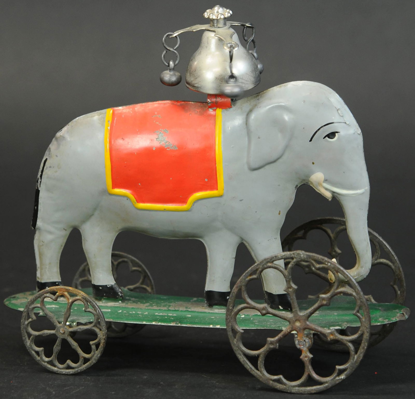 ELEPHANT PLATFORM BELL TOY (1 of 4)