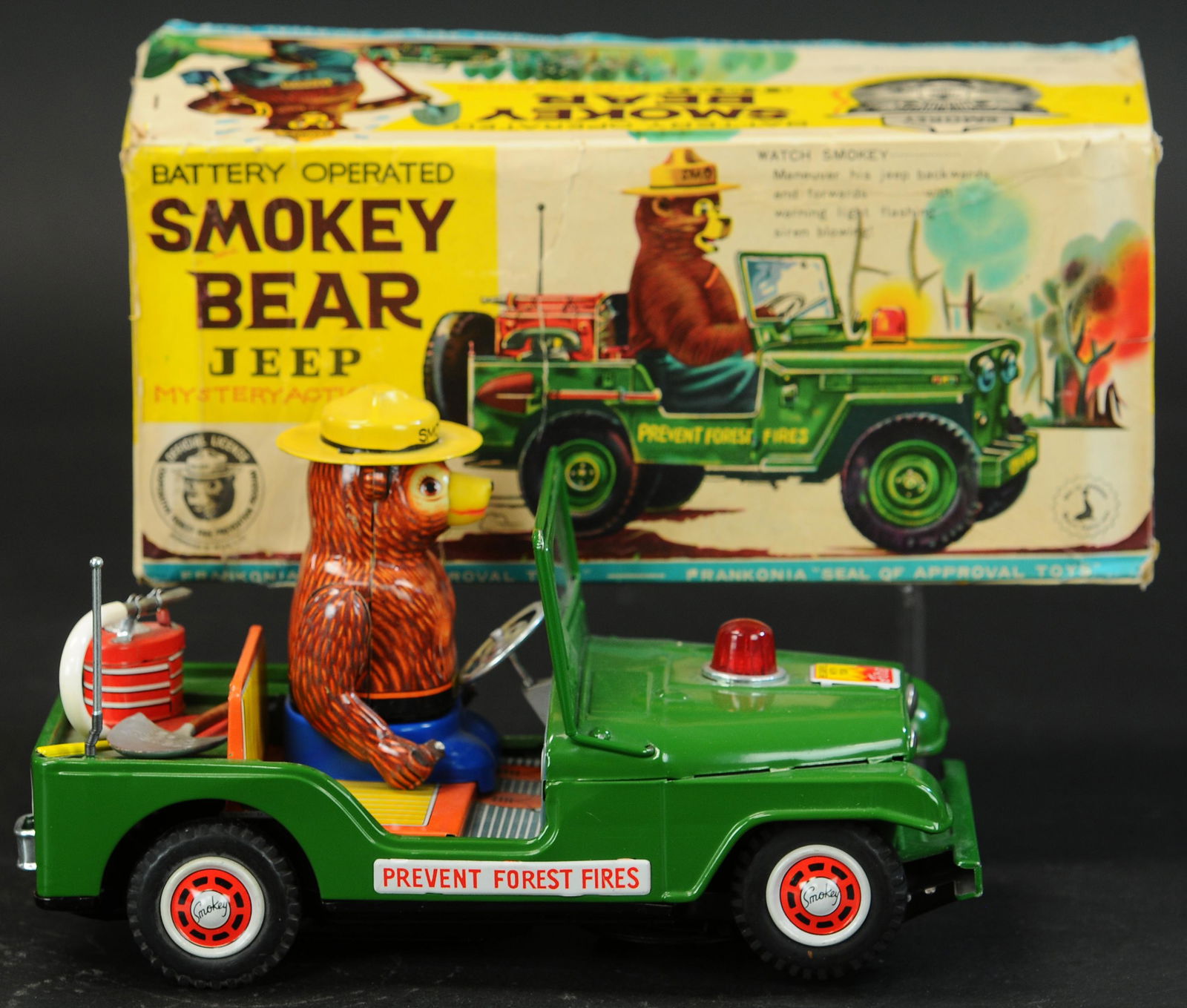 BOXED NOMURA SMOKEY BEAR JEEP (1 of 4)