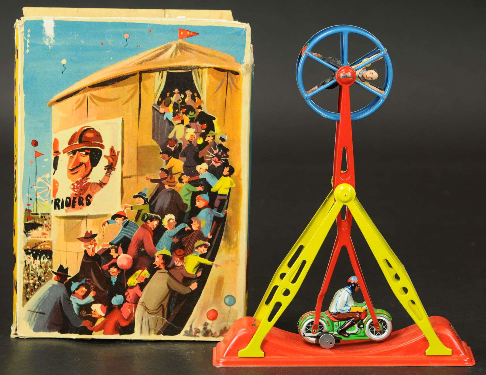 BOXED ARNOLD CIRCUS STUNT RIDER MOTORCYCLE (1 of 4)