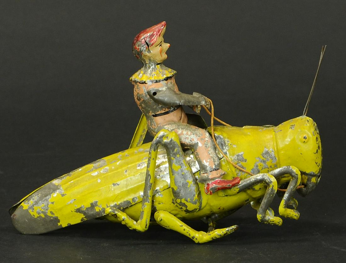 HANS EBERL CLOWN RIDING HOPPING GRASSHOPPER (1 of 4)