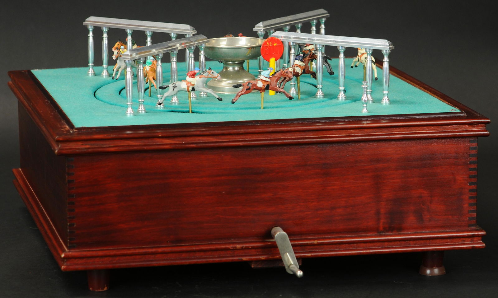 FRENCH WOOD HORSE RACE GAME (1 of 5)