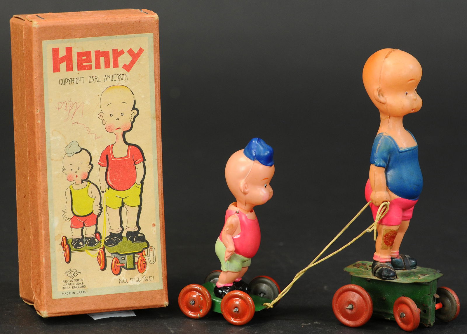 BOXED CELLULOID HENRY W/ BROTHER (1 of 4)