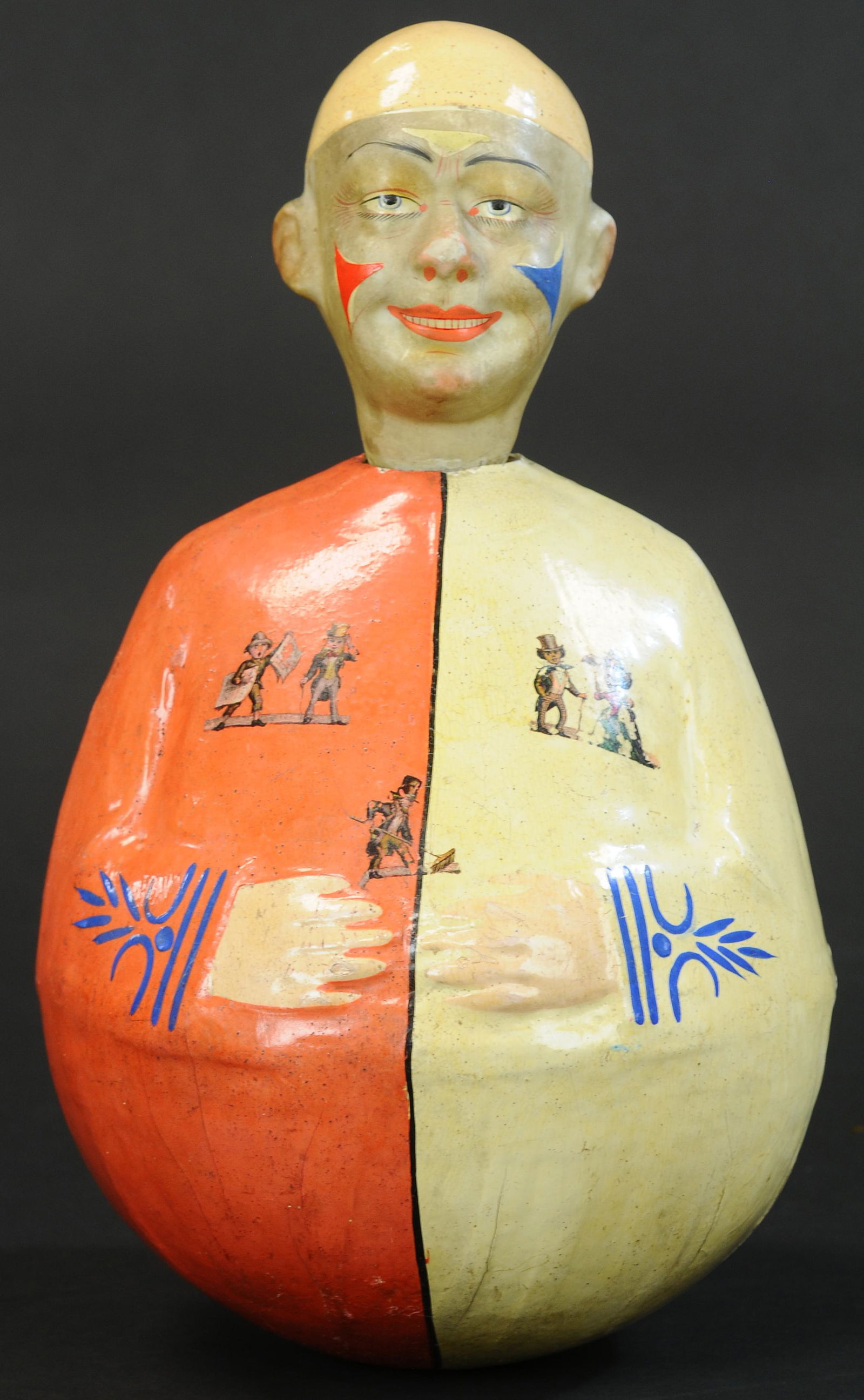 SCHOENHUT LARGE CLOWN ROLY POLY (1 of 4)