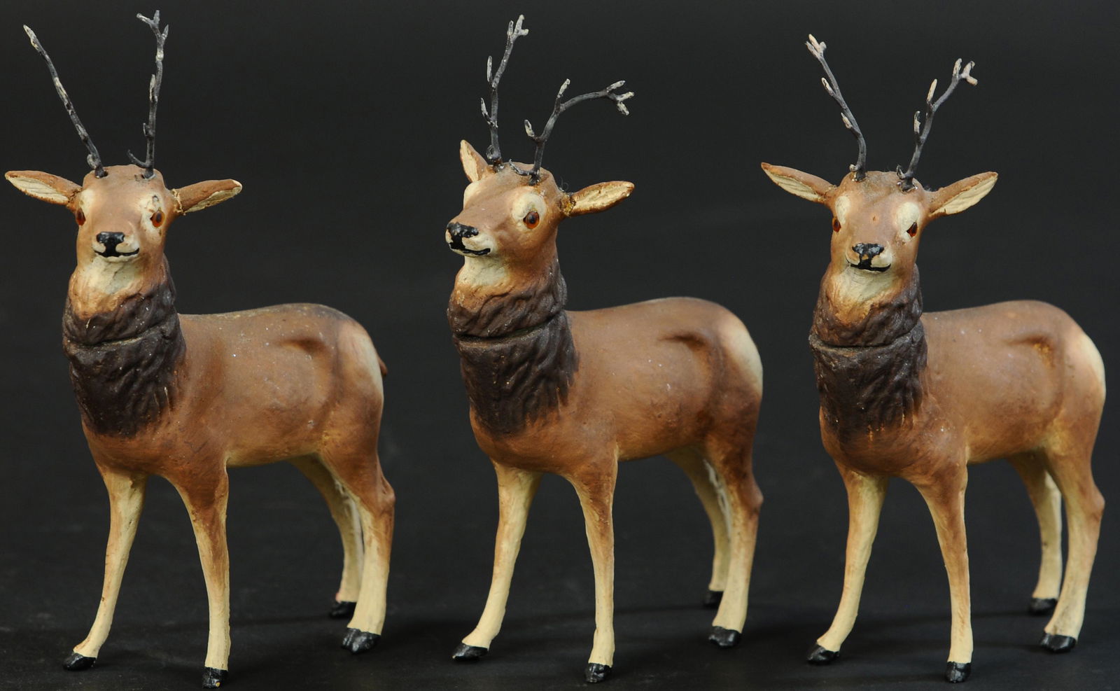 THREE REINDEER CANDY CONTAINERS (1 of 3)