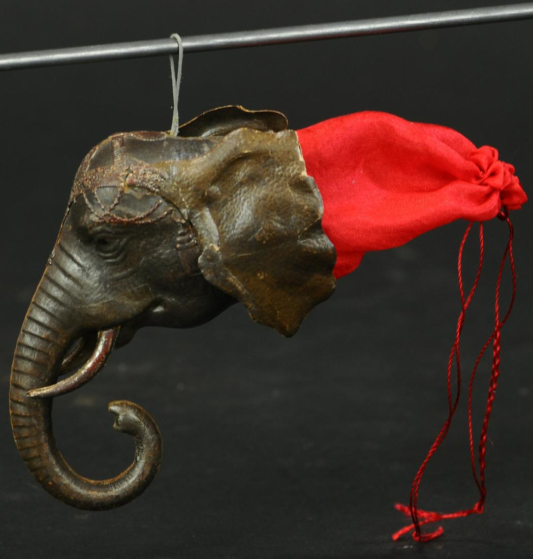 DRESDEN ELEPHANT HEAD CANDY CONTAINER (1 of 3)