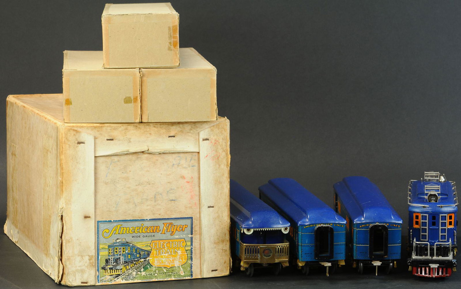 BOXED AMERICAN FLYER PRESIDENT'S SPECIAL SET (1 of 4)