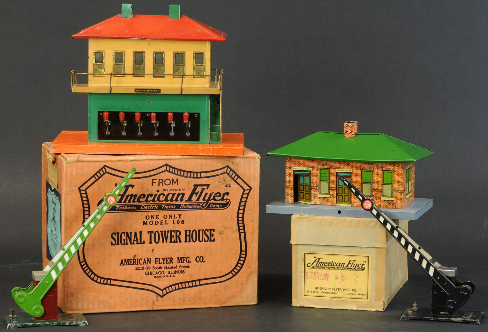 BOXED AMERICAN FLYER #108 SWITCH TOWER & (1 of 5)