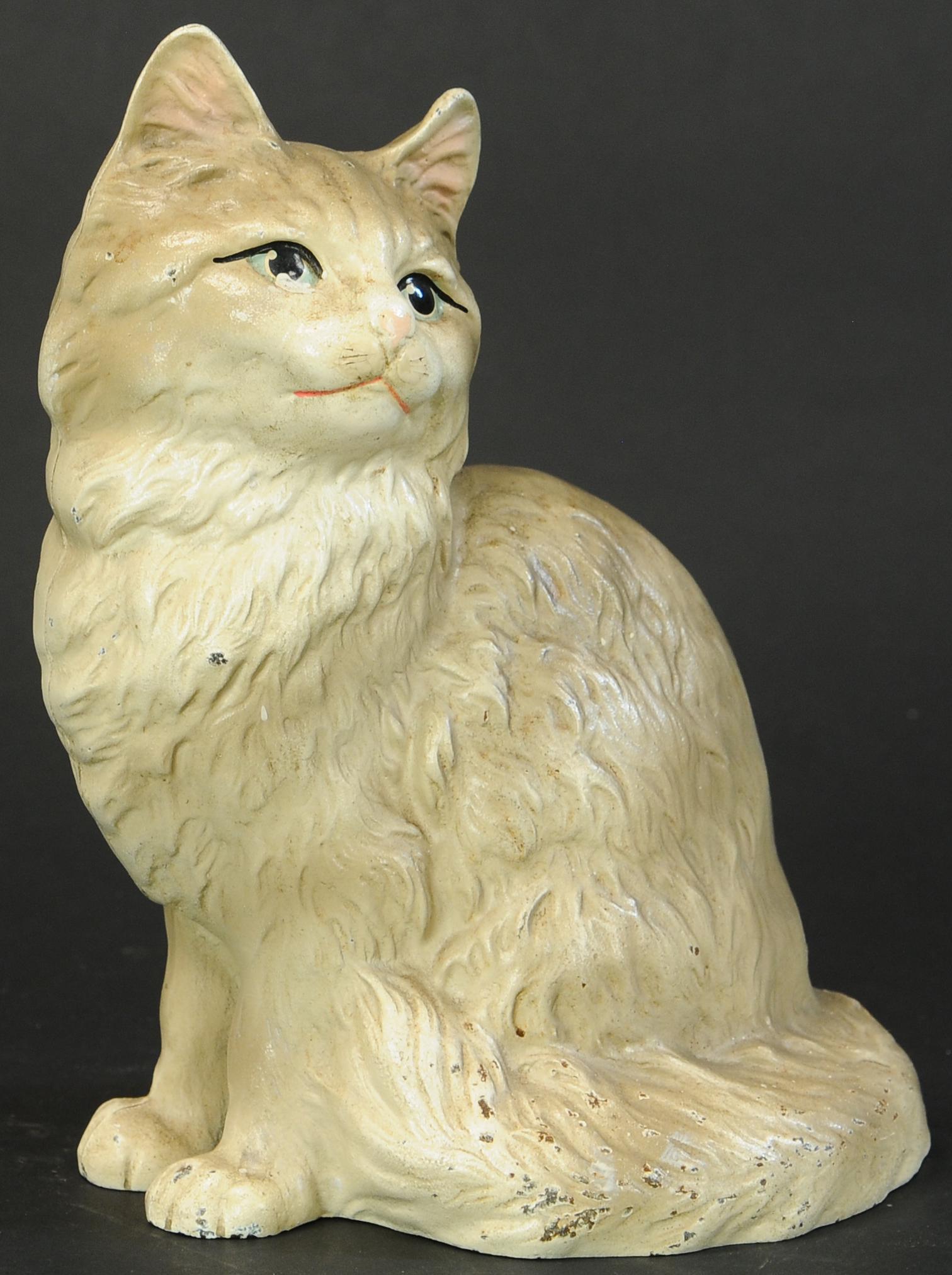HUBLEY SITTING PERSIAN CAT DOORSTOP (1 of 3)
