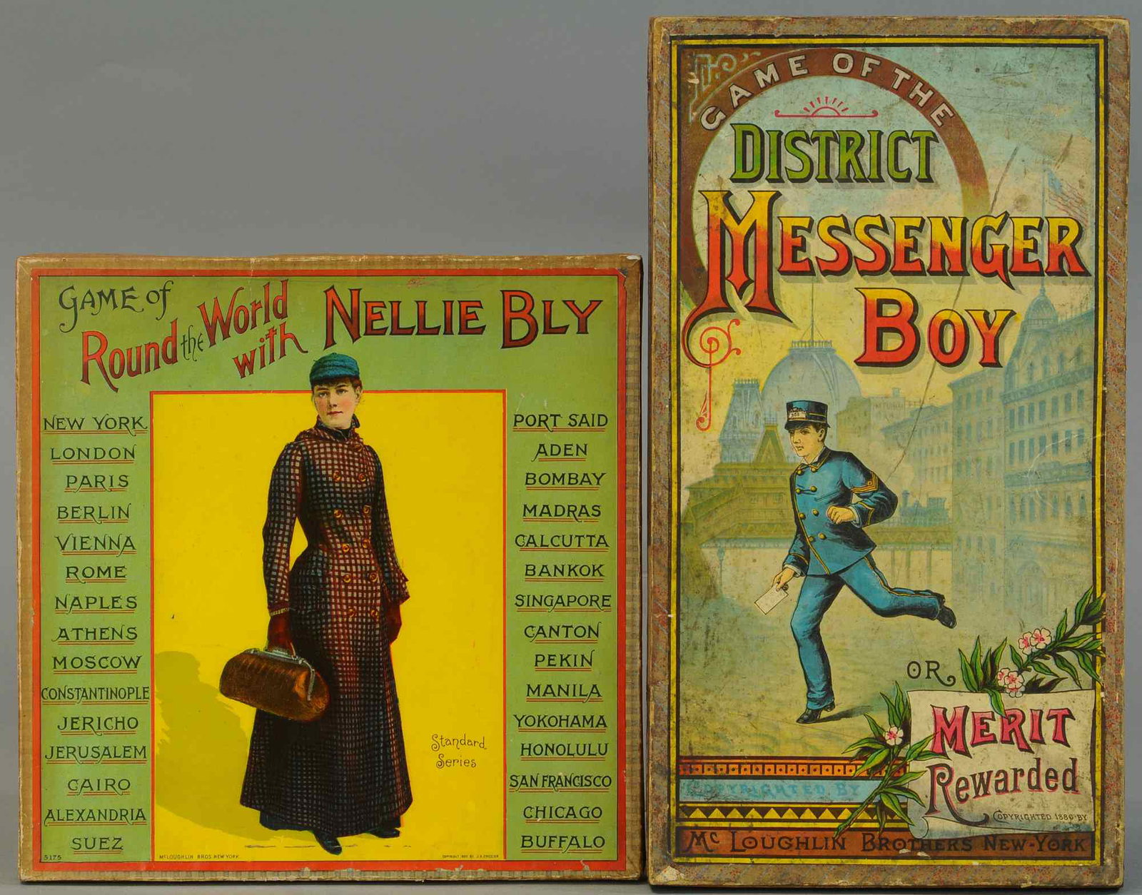 MESSENGER BOY AND NELLIE BLY GAMES (1 of 3)