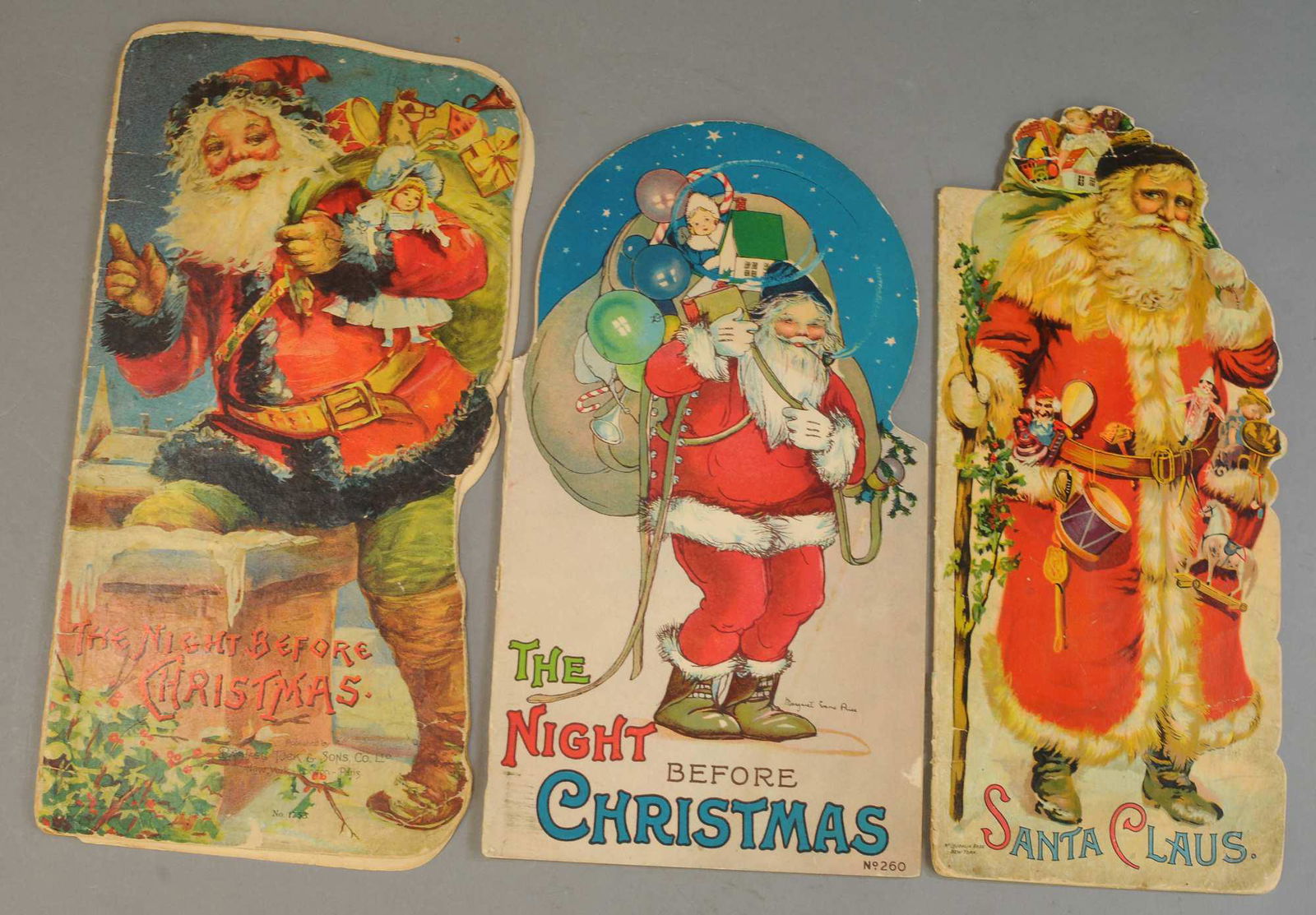 THREE EARLY DIE-CUT CHRISTMAS BOOKS (1 of 2)
