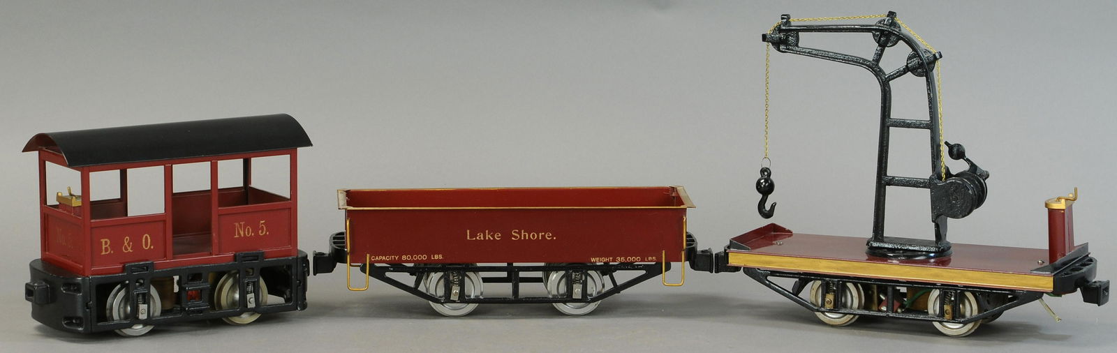 CONTEMPORARY LIONEL 2 7/8 GAUGE WORK TRAIN (1 of 4)