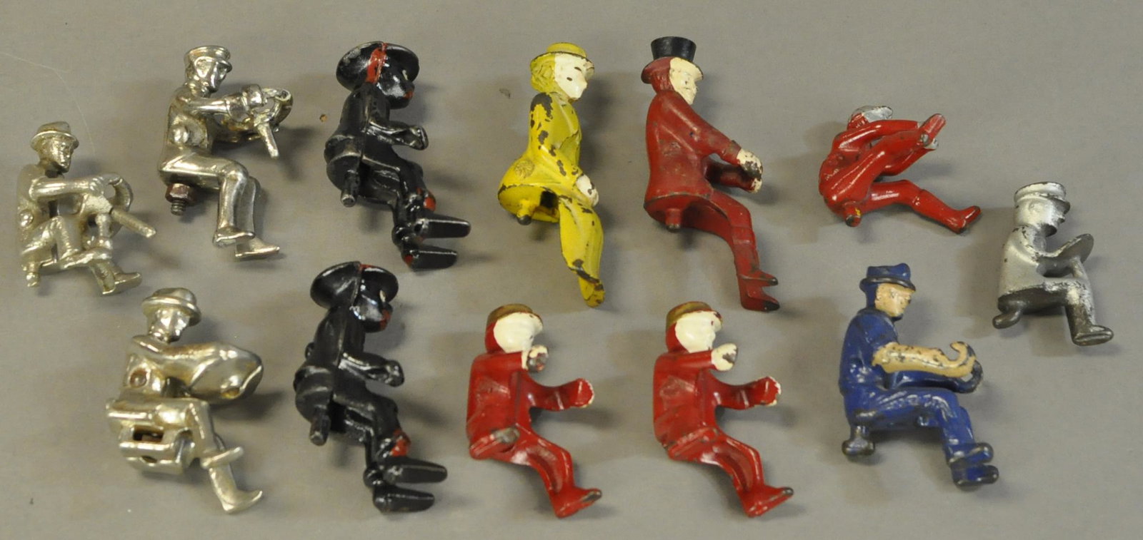 CAST IRON FIGURES GROUPING (1 of 2)