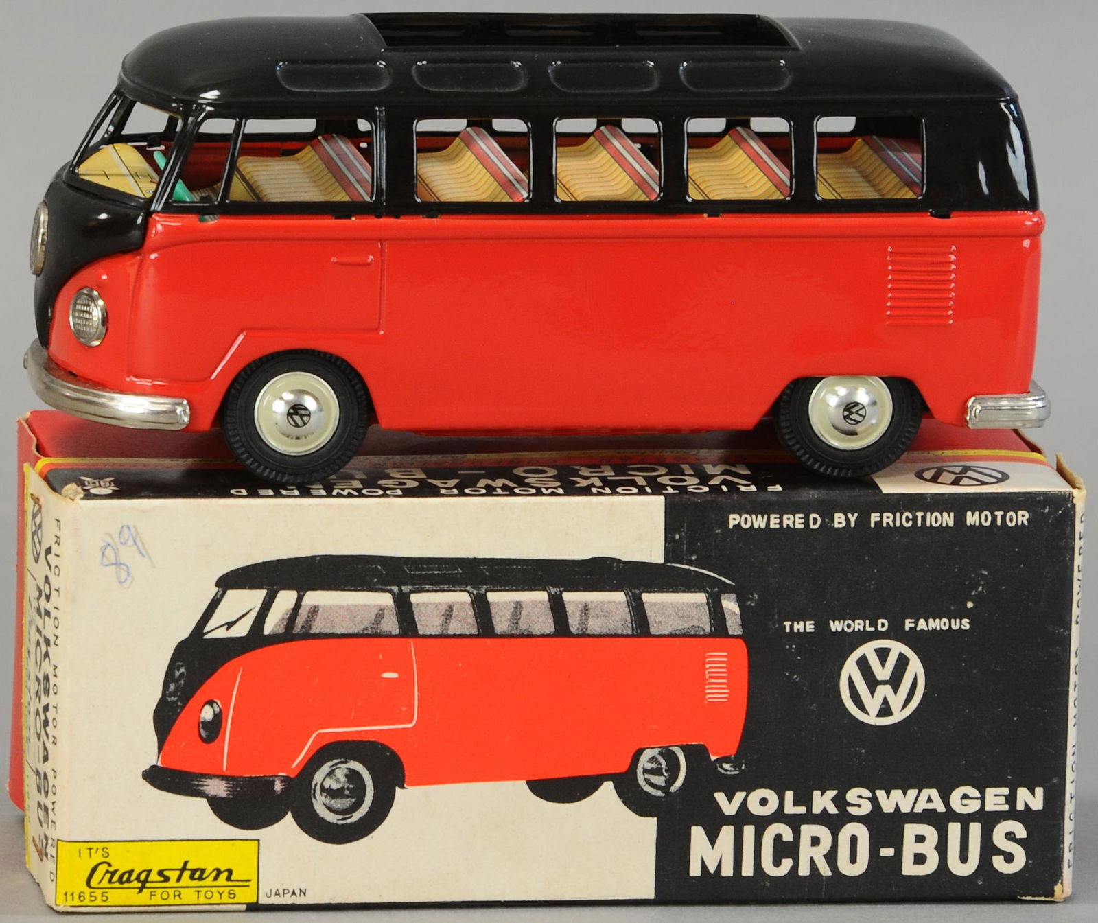 BOXED BANDAI VW MICRO-BUS (1 of 4)