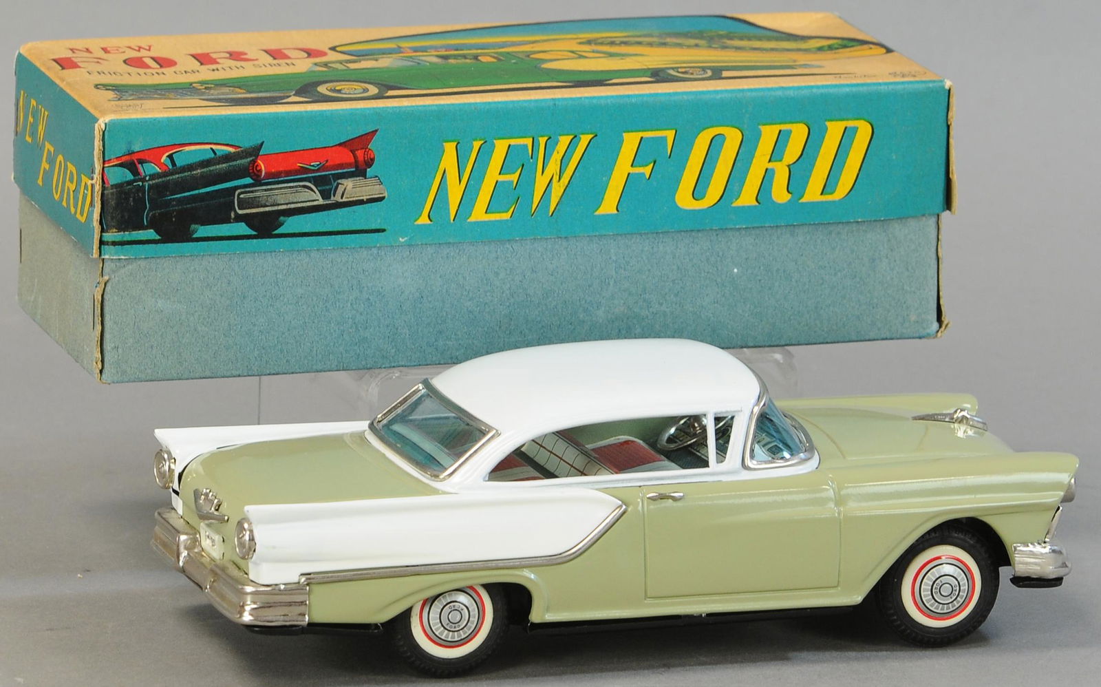 BOXED ICHIKO JAPAN 1957 NEW FORD (1 of 3)