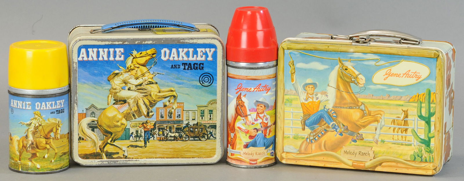 1950S GENE AUTRY & ANNIE OAKLEY LUNCHBOXES & (1 of 4)