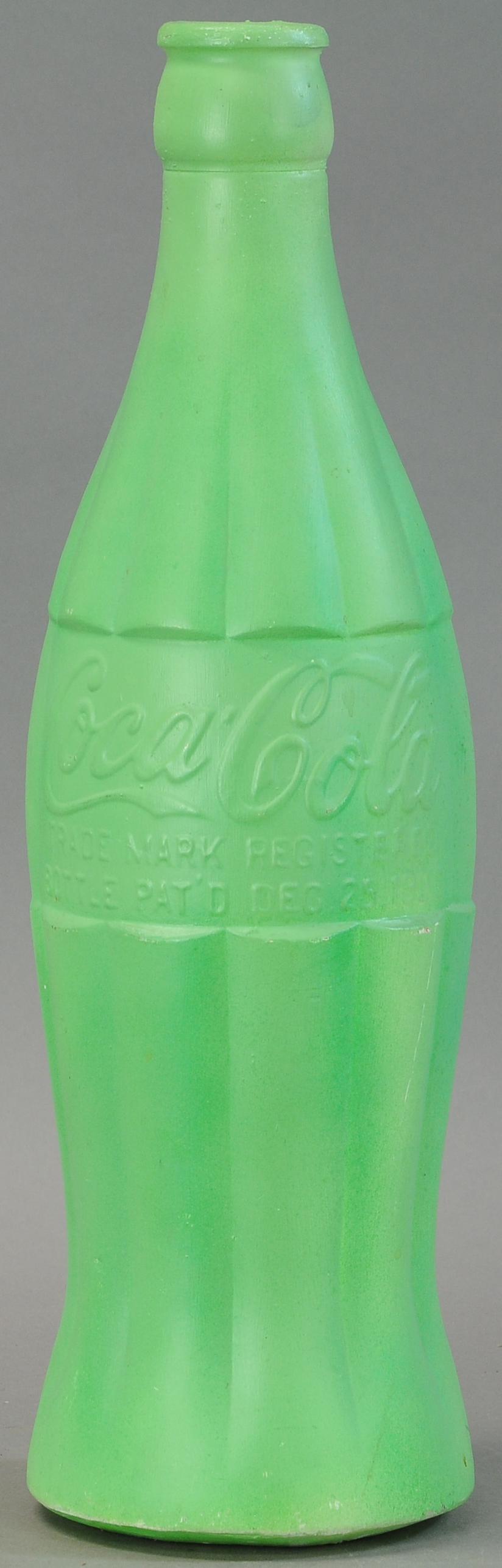 CERAMIC COCA COLA ADVERTISEMENT BOTTLE (1 of 3)