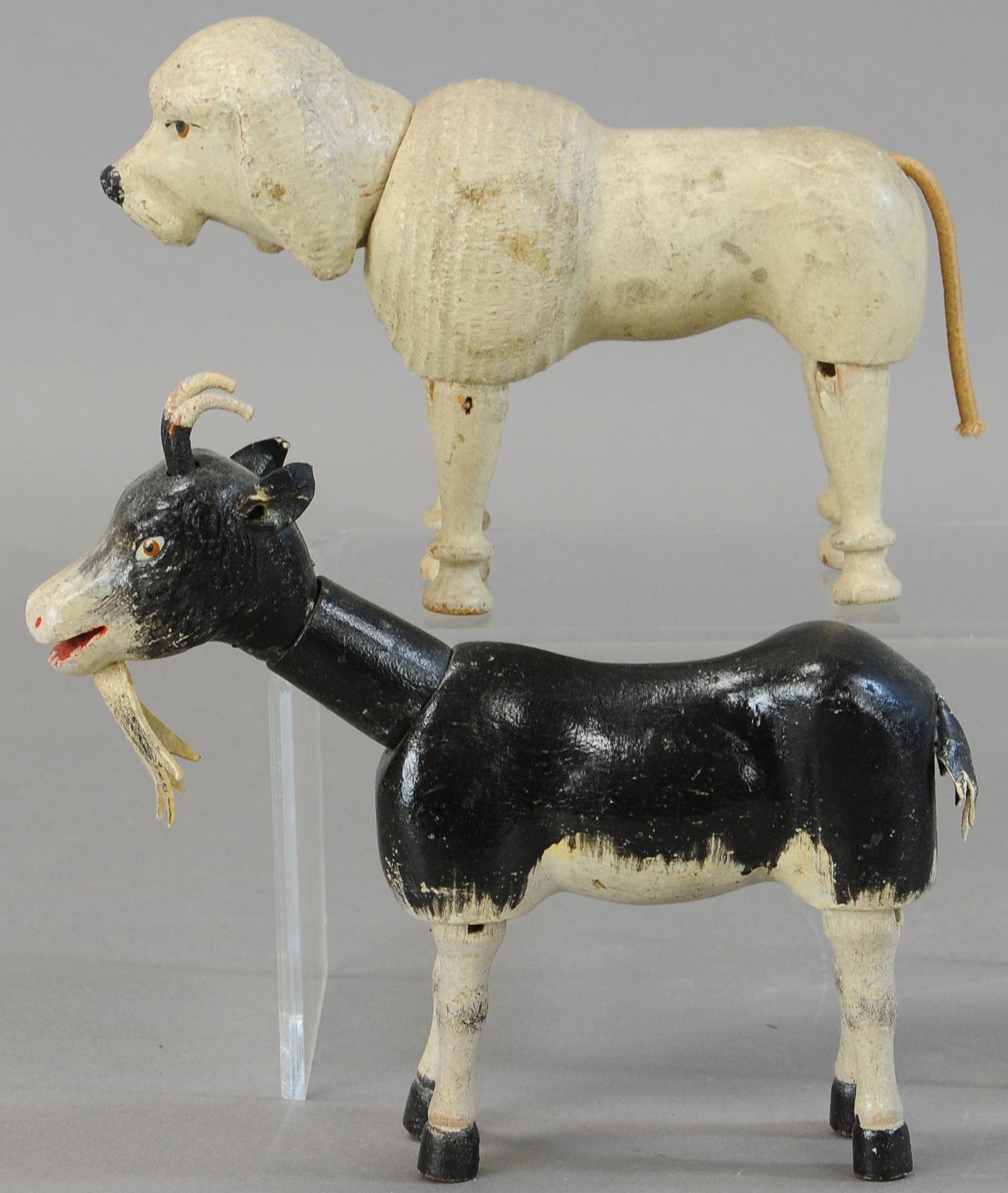 SCHOENHUT POODLE AND GOAT (1 of 3)