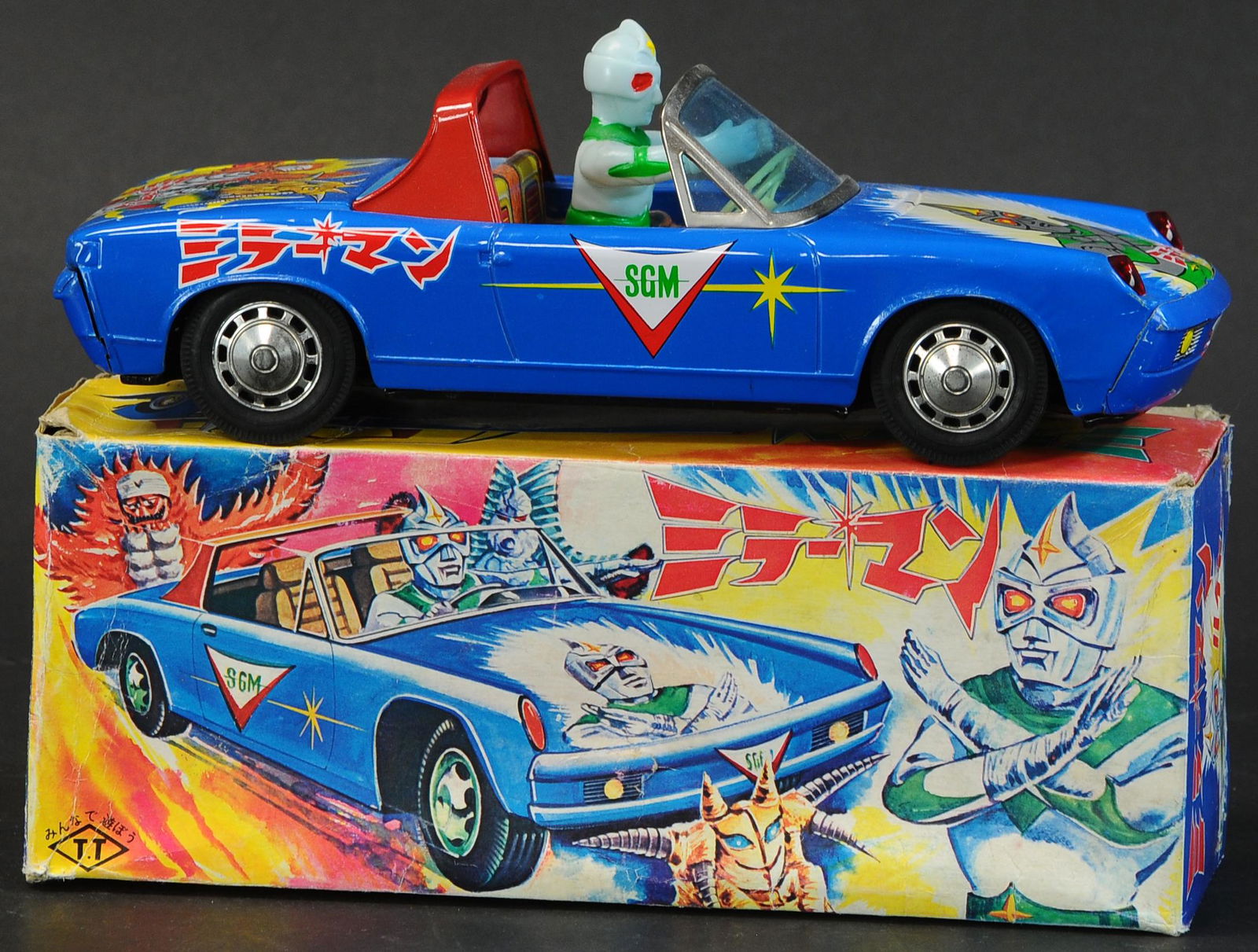 394. BOXED TT MIRROR MAN PORSCHE | Takatoku, Japan. (1 of 4)