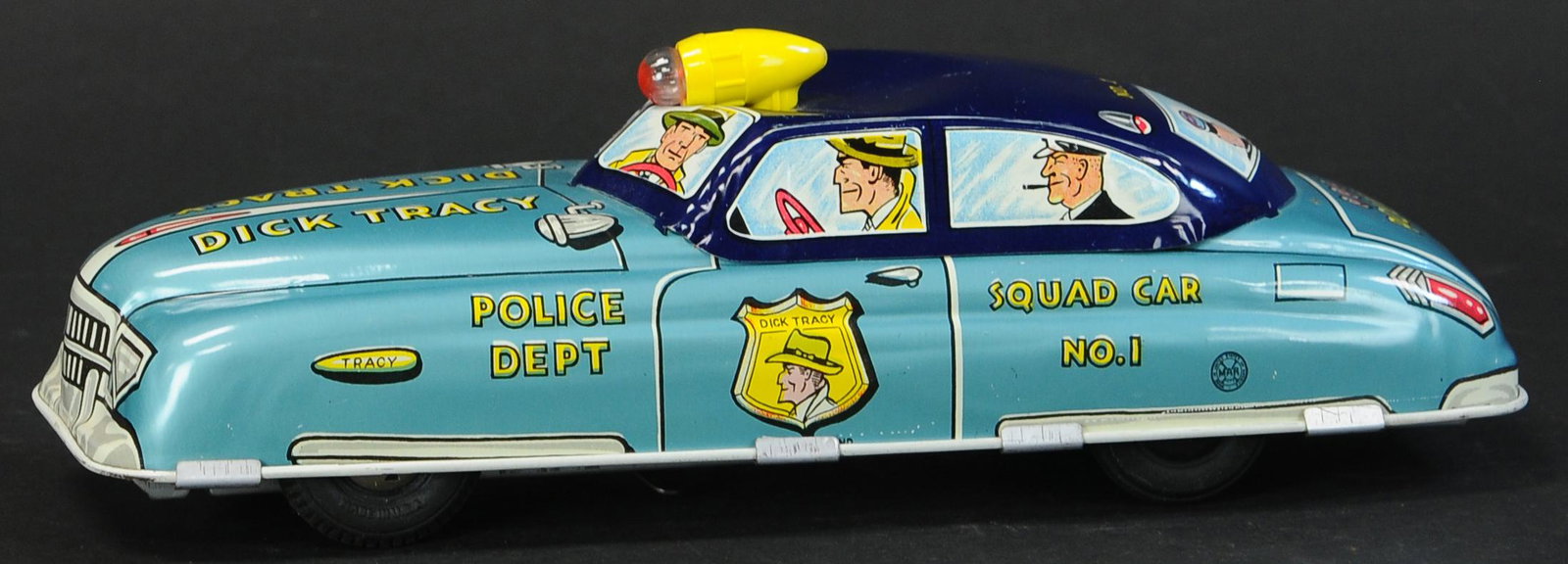 328. MARX DICK TRACY SQUAD CAR NO. 1 | Scarce blue (1 of 4)