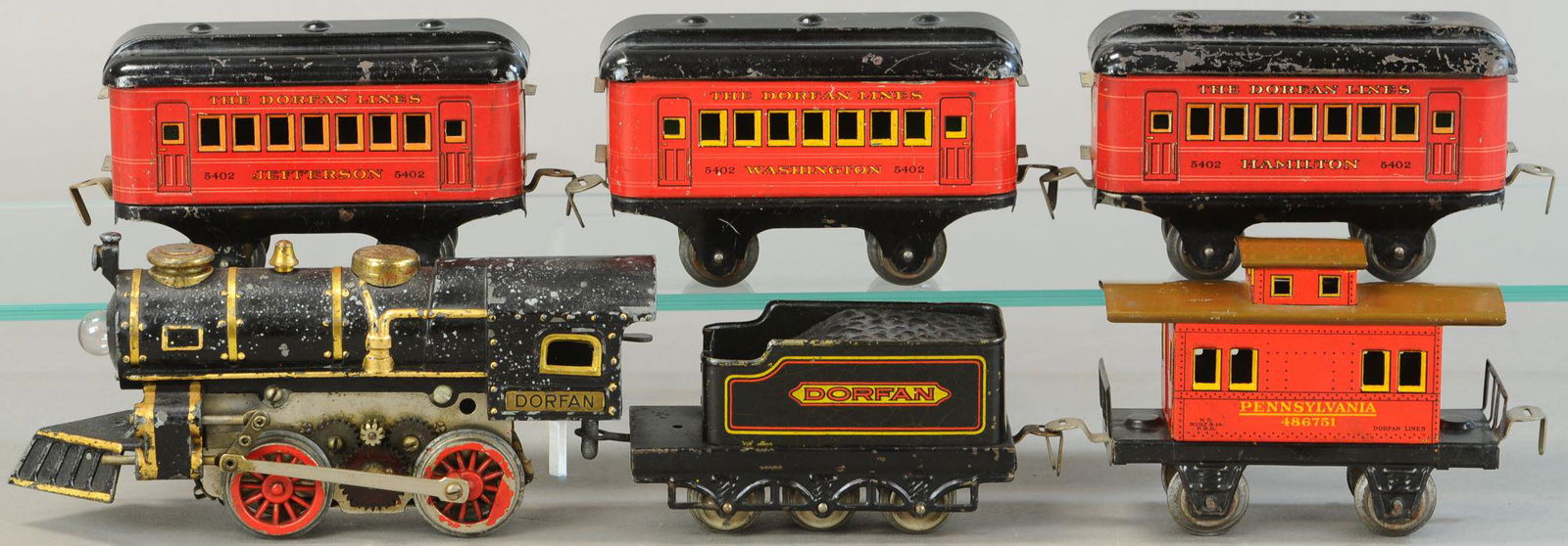 DORFAN PASSENGER SET AND CABOOSE (1 of 4)