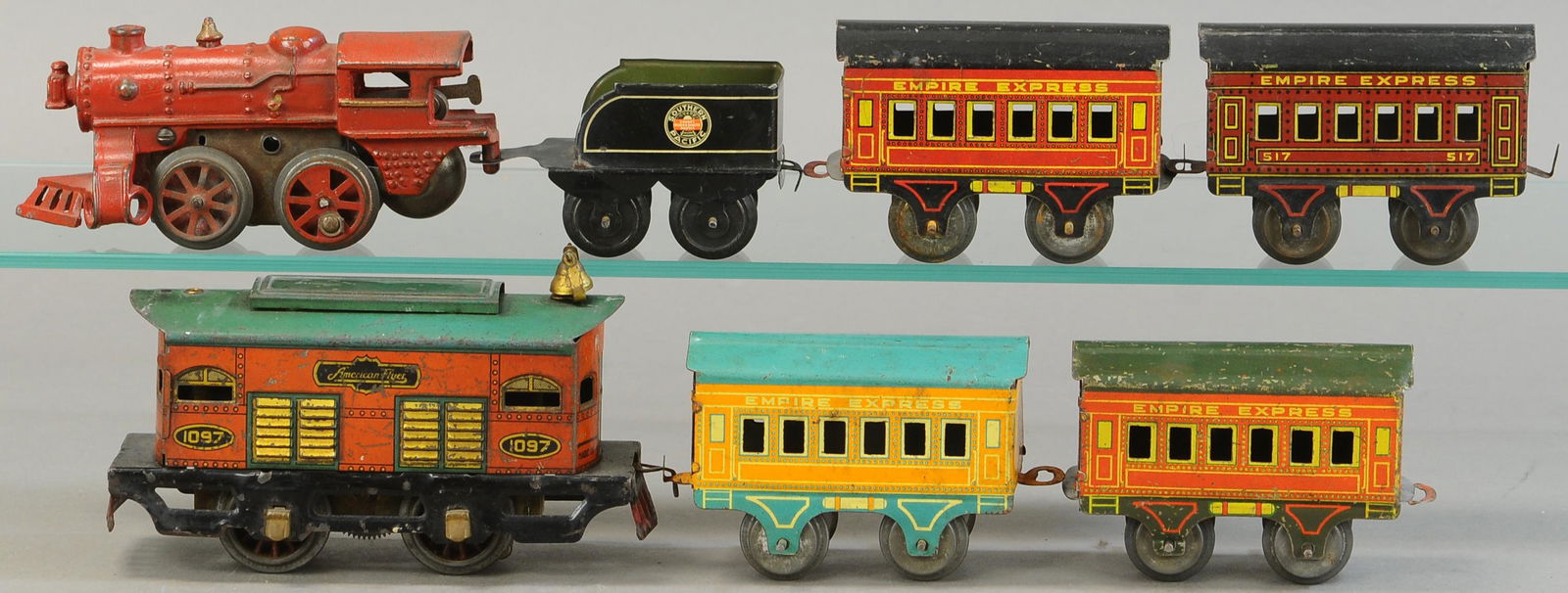 AMERICAN FLYER EMPIRE EXPRESS CARS AND LOCOS (1 of 4)