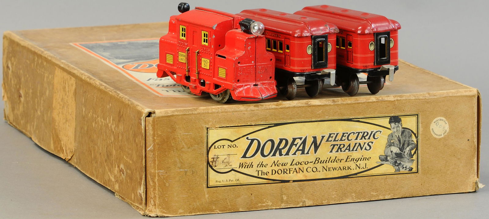 BOXED DORFAN SET W/ #51 LOCO (1 of 4)