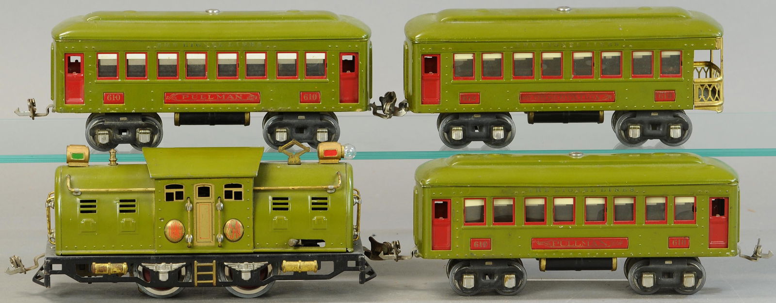 LIONEL #254E PASSENGER SET (1 of 4)