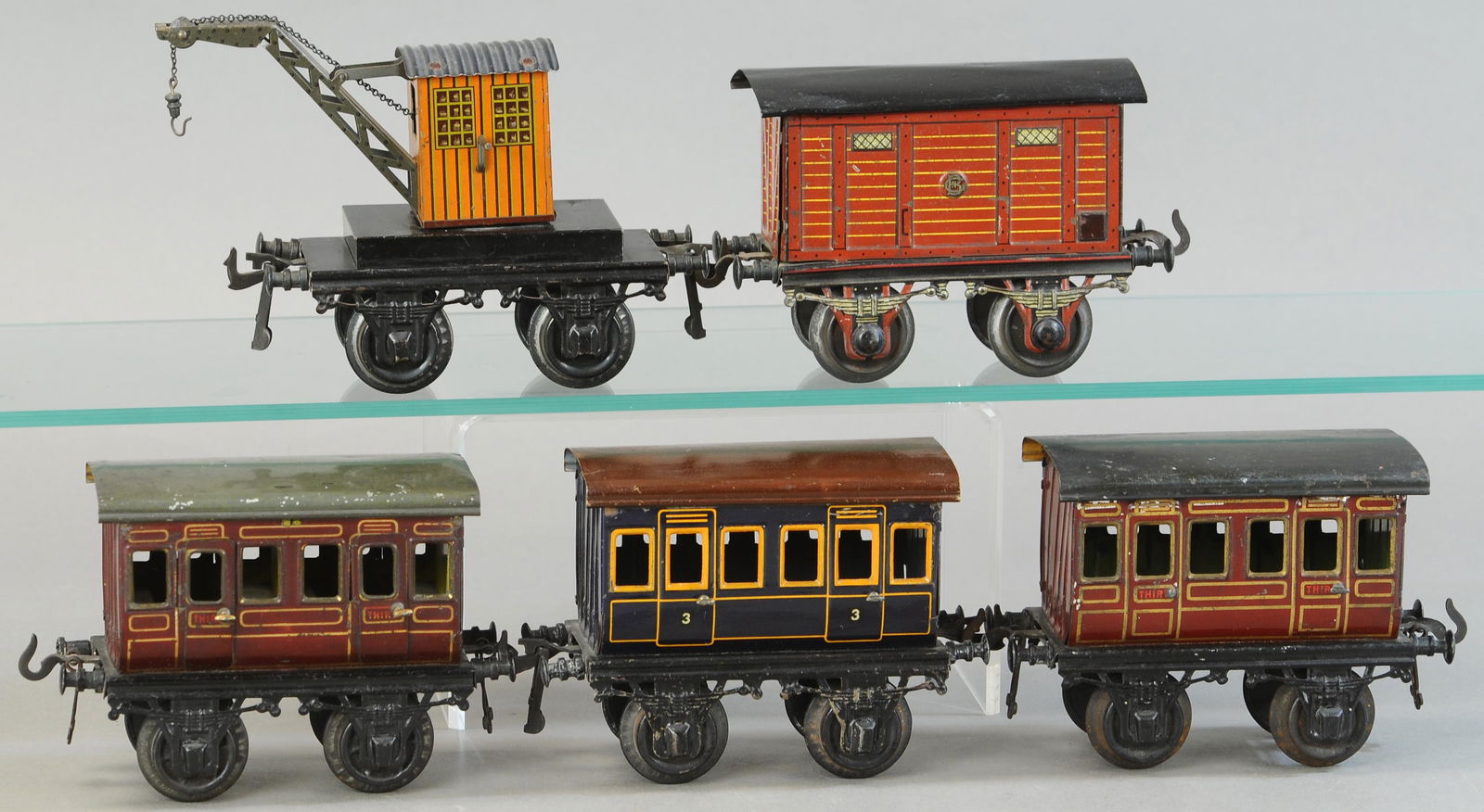 BING CRANE CAR AND WAGONS (1 of 4)