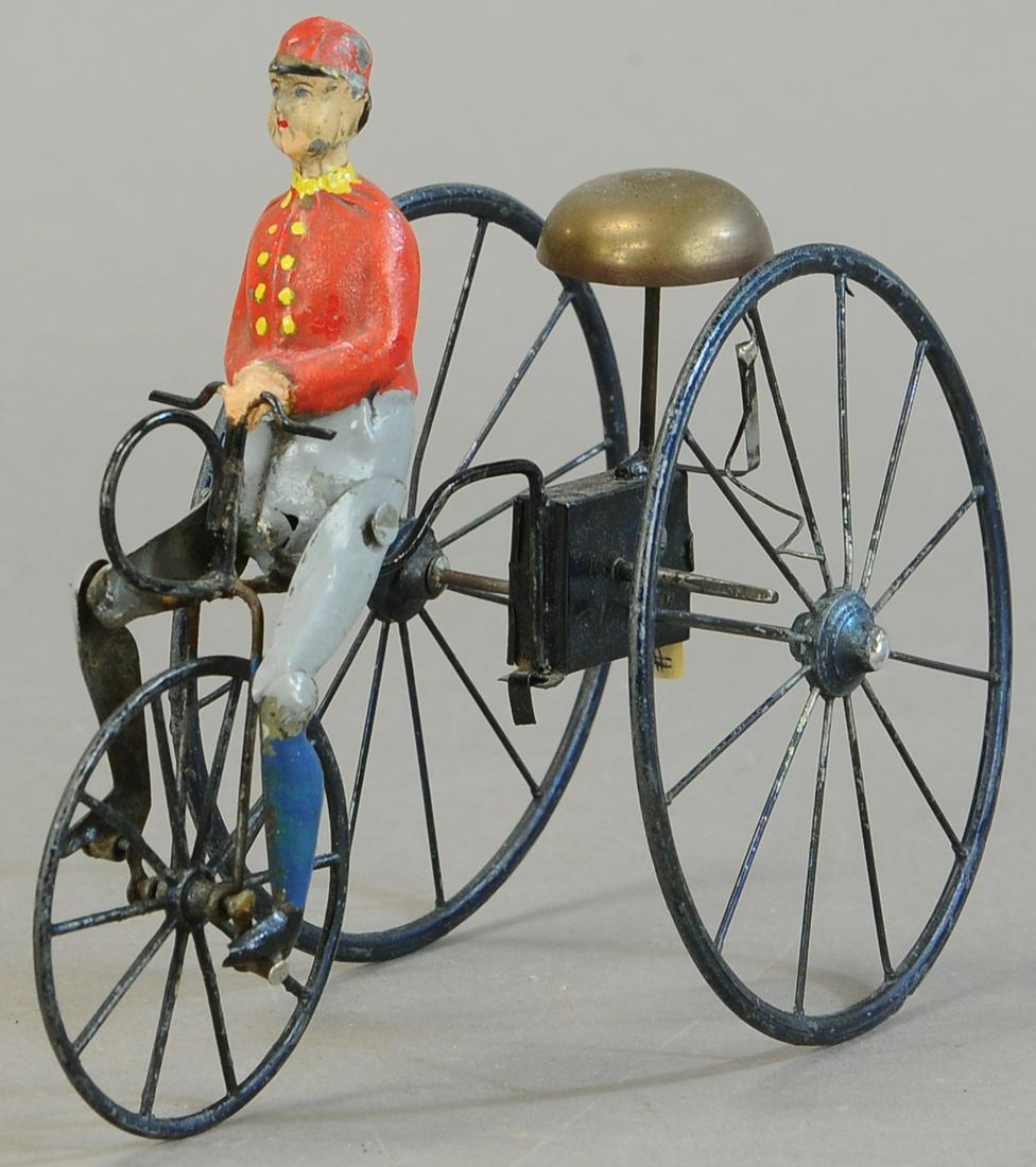 FRENCH MAN ON TRIKE BELL CHIMER (1 of 3)