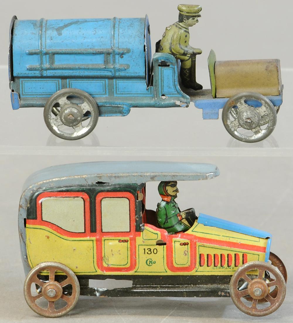 TWO AUTOMOTIVE PENNY TOYS (1 of 3)