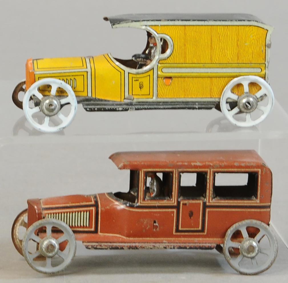 TWO FISCHER AUTOMOTIVE PENNY TOYS (1 of 3)
